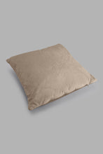 Load image into Gallery viewer, Redtag-Beige-Pinsonic-Plain-Cushion-Cushions-Home-Bedroom-
