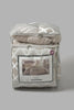 Redtag-Beige/Grey-Jacquard-7-Piece-Comforter-Set-
(King-Size)-Comforters-Home-Bedroom-
