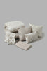 Redtag-Beige/Grey-Jacquard-7-Piece-Comforter-Set-
(King-Size)-Comforters-Home-Bedroom-
