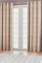 تنزيل الصورة على معرض الصور، Redtag-Beige-2-Piece-Damasc-Eyelet-Jacquard-Curtain-Curtains-Home-Bedroom-
