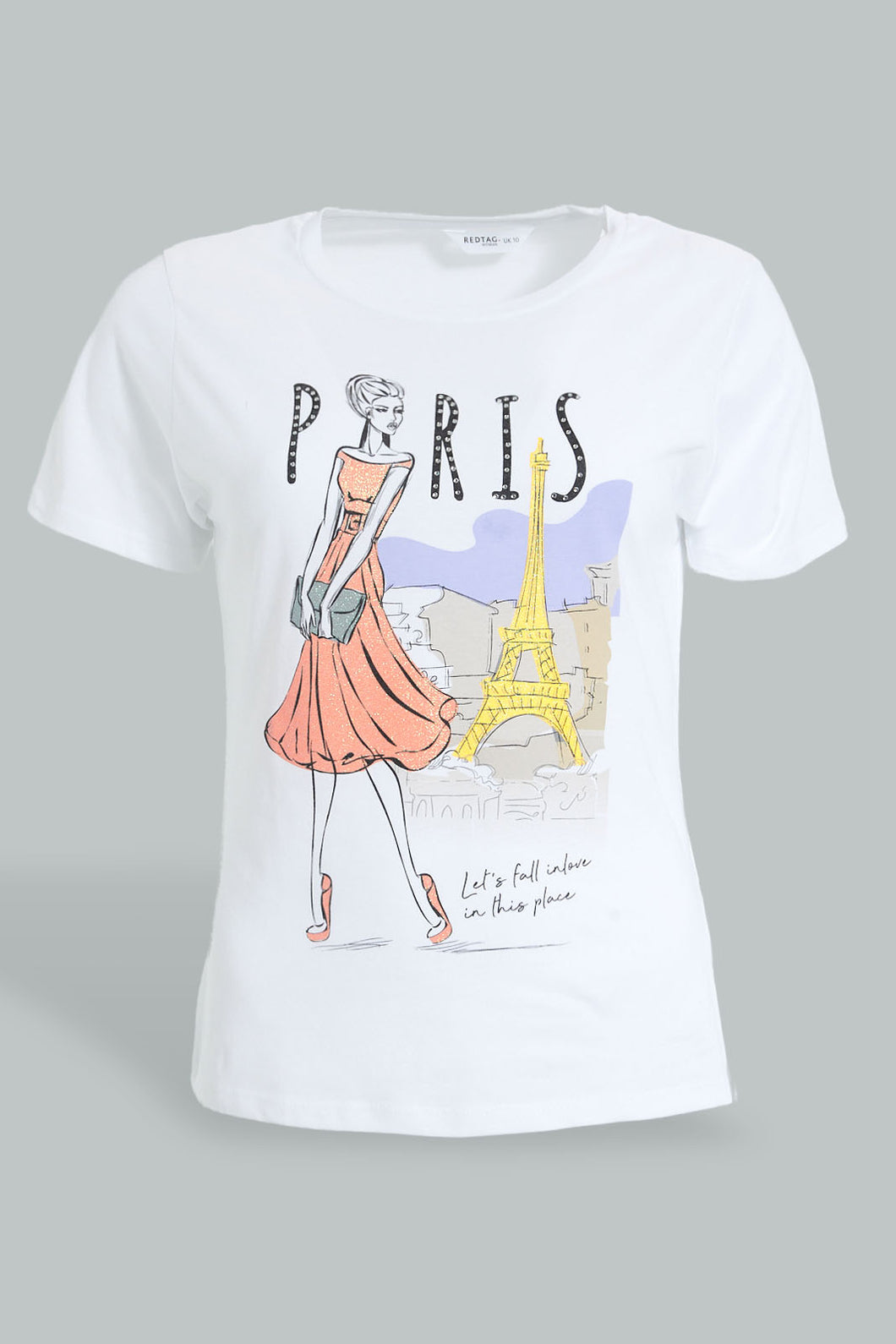 Redtag-White-Photo-Graphic-Print-T-Shirt-Graphic-Prints-Women's-