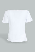 تنزيل الصورة على معرض الصور، Redtag-White-Photo-Graphic-Print-T-Shirt-Graphic-Prints-Women&#39;s-
