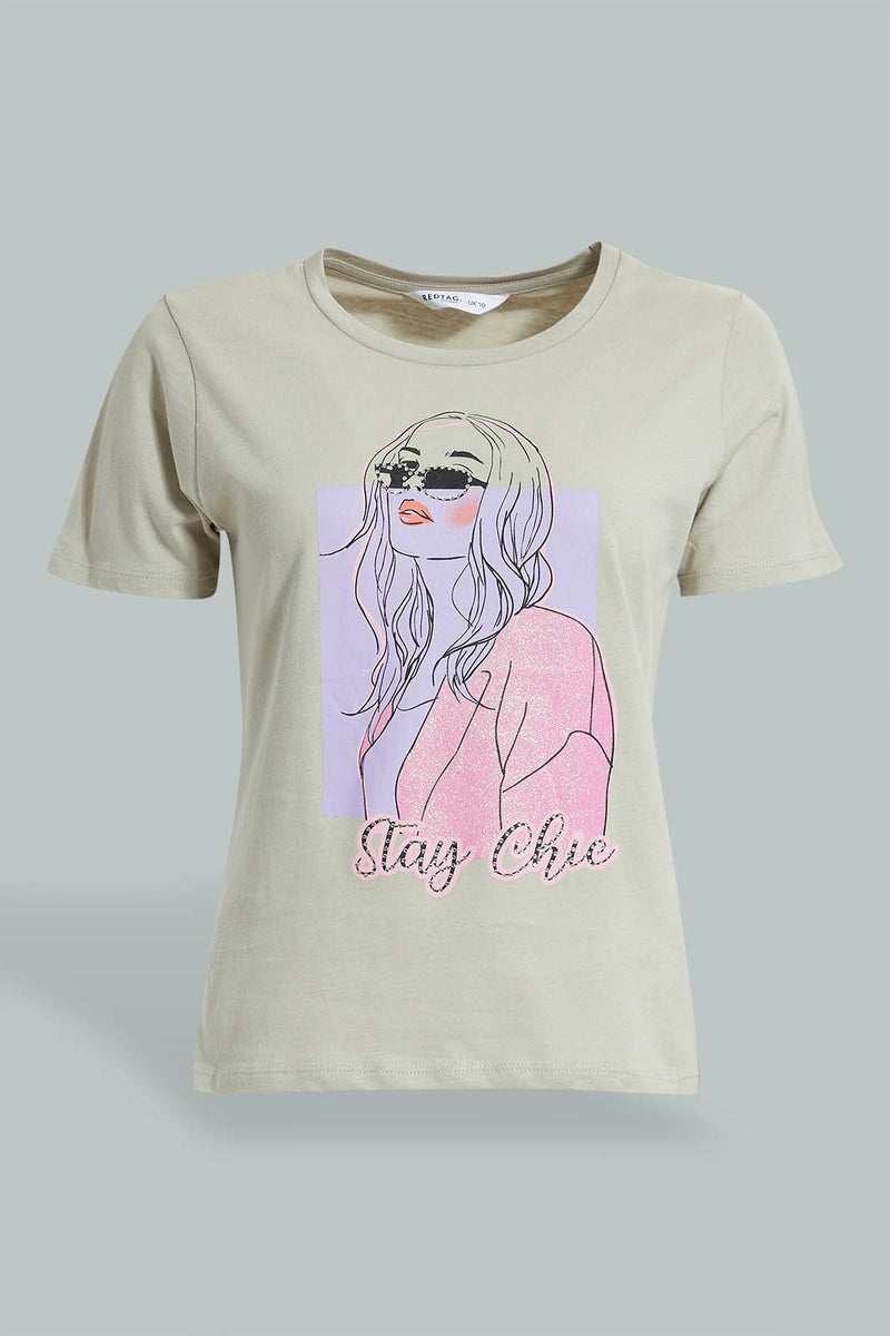 Redtag-Pink-Photo-Graphic-Print-T-Shirt-Colour:Pink,-Filter:Women's-Clothing,-New-In,-New-In-Women,-Non-Sale,-S22A,-Section:Women,-Women-T-Shirts-Women's-