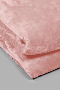 Redtag-Pink-Ultra-Soft-Blanket-(Single-Size)-Colour:Pink,-Filter:Home-Bedroom,-HMW-BED-Blankets,-New-In,-New-In-HMW-BED,-Non-Sale,-S22B,-Section:Homewares-Home-Bedroom-