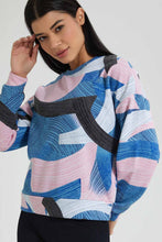 Load image into Gallery viewer, Redtag-Allover-Printed-Active-Sweatshirt-Colour:Assorted,-Filter:Women&#39;s-Clothing,-New-In,-New-In-Women,-Non-Sale,-S22B,-Section:Women,-Women-Sweatshirts-Women&#39;s-
