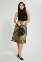 تنزيل الصورة على معرض الصور، Redtag-Assorted-Printed-Pleated-Skirt-Skirts-Women&#39;s-
