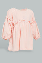 Load image into Gallery viewer, Redtag-Pink-Long-Sleeve--Solid-Jersey-Top-Blouses-Infant-Girls-3 to 24 Months
