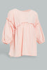 Redtag-Pink-Long-Sleeve--Solid-Jersey-Top-Blouses-Infant-Girls-3 to 24 Months