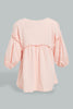 Redtag-Pink-Long-Sleeve--Solid-Jersey-Top-Blouses-Infant-Girls-3 to 24 Months