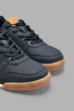 Load image into Gallery viewer, Redtag-Navy-Textured-Sneaker-BSR-Casual-Shoes,-Colour:Navy,-Filter:Boys-Footwear-(5-to-14-Yrs),-New-In,-New-In-BSR-FOO,-Non-Sale,-S22A,-Section:Kidswear-Senior-Boys-5 to 14 Years
