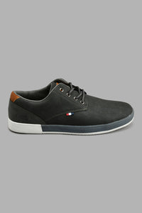 Redtag-Grey-Textured-Plimsoll-Colour:Grey,-Filter:Men's-Footwear,-Men-Casual-Shoes,-New-In,-New-In-Men-FOO,-Non-Sale,-S22A,-Section:Men-Men's-