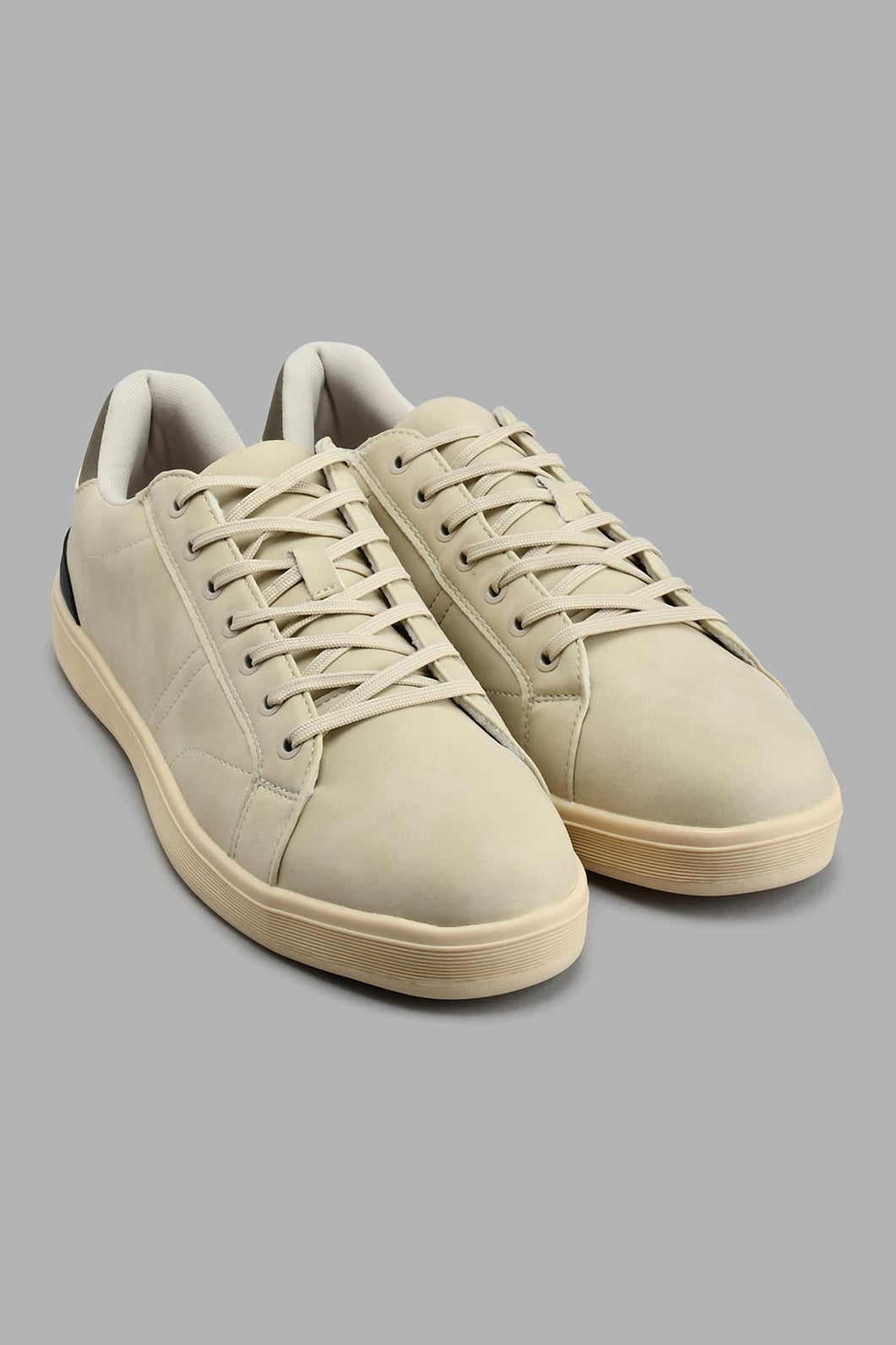 Redtag-Beige-Colour-Block-Sneaker-Colour:Beige,-Filter:Men's-Footwear,-Men-Casual-Shoes,-New-In,-New-In-Men-FOO,-Non-Sale,-S22A,-Section:Men-Men's-