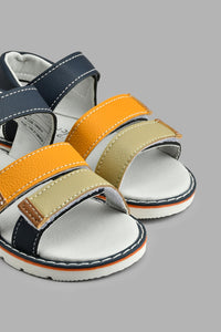 Redtag-Navy-Colour-Block-Comfort-Sandal-Boys-Casual-Sandals,-Colour:Navy,-Filter:Boys-Footwear-(3-to-5-Yrs),-New-In,-New-In-BOY-FOO,-Non-Sale,-S22A,-Section:Kidswear-Boys-3 to 5 Years