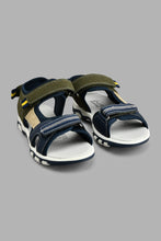 Load image into Gallery viewer, Redtag-Dark-Green-Sporty-Sandal-Boys-Casual-Sandals,-Colour:Green,-Filter:Boys-Footwear-(3-to-5-Yrs),-New-In,-New-In-BOY-FOO,-Non-Sale,-S22A,-Section:Kidswear-Boys-3 to 5 Years
