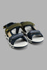 Redtag-Dark-Green-Sporty-Sandal-Boys-Casual-Sandals,-Colour:Green,-Filter:Boys-Footwear-(3-to-5-Yrs),-New-In,-New-In-BOY-FOO,-Non-Sale,-S22A,-Section:Kidswear-Boys-3 to 5 Years