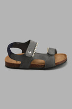 Load image into Gallery viewer, Redtag-Grey-Shark-Cork-Sandal-Cork-Boys-3 to 5 Years
