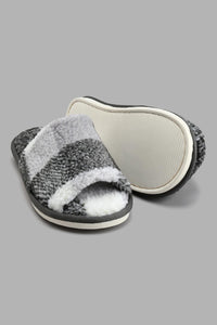 Redtag-Assorted-Checkered-Slipper-Colour:Assorted,-Filter:Men's-Footwear,-Men-Slippers,-New-In,-New-In-Men-FOO,-Non-Sale,-S22A,-Section:Men-Men's-
