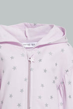 Load image into Gallery viewer, Redtag-Lilac-Hooded-Sweat-Top-Sweatshirts-Infant-Girls-3 to 24 Months
