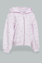 Load image into Gallery viewer, Redtag-Lilac-Hooded-Sweat-Top-Sweatshirts-Infant-Girls-3 to 24 Months
