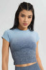 Redtag-Blue-Seamless-Short-Sleeves-T-Shirt-Colour:Blue,-Filter:Women's-Clothing,-New-In,-New-In-Women,-Non-Sale,-S22B,-Section:Women,-Women-T-Shirts-Women's-