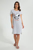 Redtag-White-Snoopy-Printed-Nightshirt-Nightshirts-Women's-