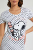 Redtag-White-Snoopy-Printed-Nightshirt-Nightshirts-Women's-