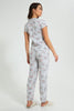 Redtag-Grey-Melange-Dumbo-Printed-Pyjama-Set-Pyjama-Sets-Women's-