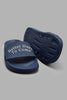 Redtag-Navy-Slogan-Embossed-Slide-Sliders-Men's-