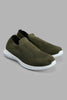 Redtag-Olive-Knit-Slip-On-Slip-ons-Men's-