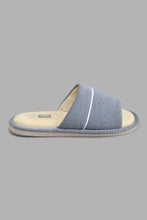 Load image into Gallery viewer, Redtag-Sky-Blue-Textured-Slipper-Slippers-Men&#39;s-
