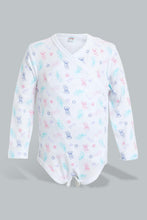 تنزيل الصورة على معرض الصور، Redtag-Lilac-Daisy-2-Pack-Body-Suit-Bodysuits-Baby-0 to 12 Months
