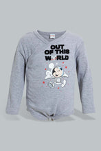 تنزيل الصورة على معرض الصور، Redtag-Grey-Mickey-Mouse-2-Pack-Body-Suit-Bodysuits-Baby-0 to 12 Months
