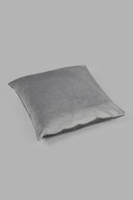 Load image into Gallery viewer, Redtag-Grey-Pinsonic-Plain-Cushion-Cushions-Home-Bedroom-
