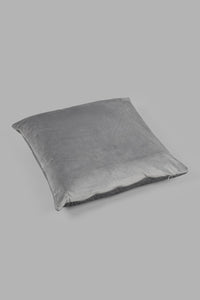 Redtag-Grey-Pinsonic-Plain-Cushion-Cushions-Home-Bedroom-