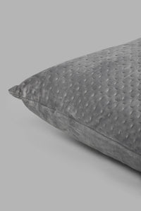 Redtag-Grey-Pinsonic-Plain-Cushion-Cushions-Home-Bedroom-