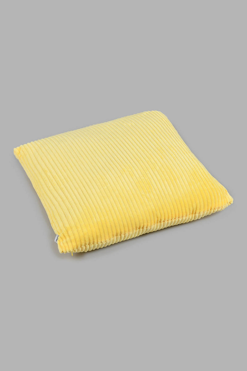 Redtag-Yellow-Pinsonic-Plain-Cushion-Cushions-Home-Bedroom-