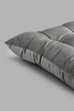 Load image into Gallery viewer, Redtag-Grey-Velvet-Chair-Pad-Chair-Pads-Home-Bedroom-
