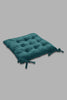 Redtag-Green-Velvet-Chair-Pad-Category:Cushions,-Colour:Green,-Filter:Home-Bedroom,-HMW-BED-Cushions,-JUBLIANT,-New-In,-New-In-HMW-BED,-Non-Sale,-Section:Homewares,-W22O-Home-Bedroom-
