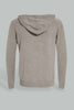 Redtag-Beige-Cashmire-Like-Hoody-Sweater-Cardigans-Men's-