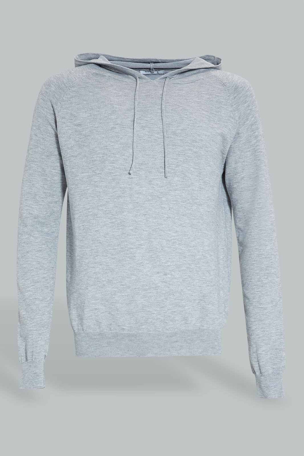 Redtag-Mid-Grey-Cashmire-Like-Hoody-Sweater-Cardigans-Men's-