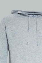 Load image into Gallery viewer, Redtag-Mid-Grey-Cashmire-Like-Hoody-Sweater-Cardigans-Men&#39;s-
