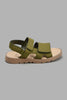 Redtag-Green-Cork-Sandal-Cork-Boys-3 to 5 Years