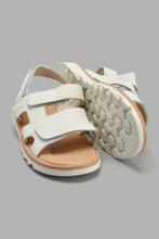 Load image into Gallery viewer, Redtag-White-Comfort-Sandal-Comfort-Senior-Boys-5 to 14 Years
