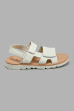 Load image into Gallery viewer, Redtag-White-Comfort-Sandal-Comfort-Senior-Boys-5 to 14 Years
