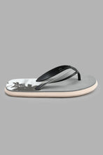 Load image into Gallery viewer, Redtag-Grey-Beach-Print-Toe-Post-Sliders-Senior-Boys-5 to 14 Years
