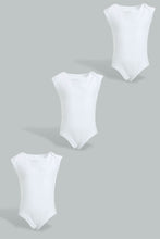 Load image into Gallery viewer, Redtag-White-3-Pack-West-Body-Suit-Colour:White,-Filter:Baby-(0-to-12-Mths),-NBF-Bodysuits,-New-In,-New-In-NBF,-Non-Sale,-PPE,-S22A,-Section:Kidswear-Baby-0 to 12 Months
