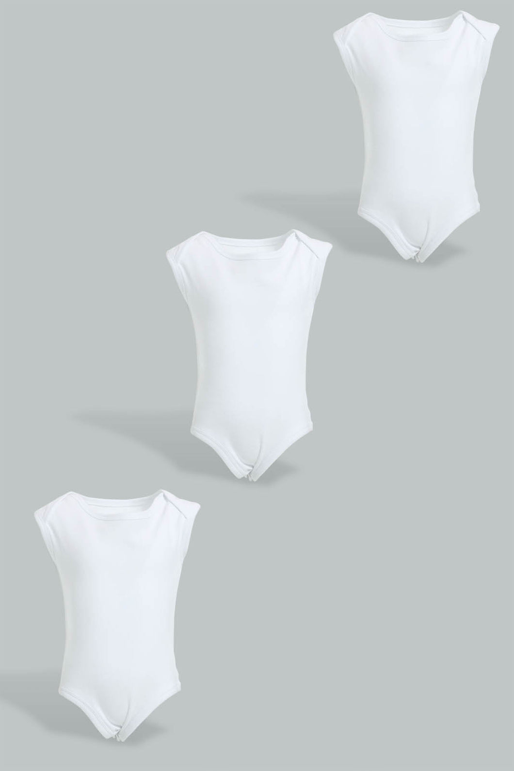 Redtag-White-3-Pack-West-Body-Suit-Colour:White,-Filter:Baby-(0-to-12-Mths),-NBF-Bodysuits,-New-In,-New-In-NBF,-Non-Sale,-PPE,-S22A,-Section:Kidswear-Baby-0 to 12 Months