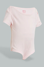 Load image into Gallery viewer, Redtag-Pink-And-White-Combo-3-Pack-Body-Suit-Colour:Pink,-Filter:Baby-(0-to-12-Mths),-NBG-Bodysuits,-New-In,-New-In-NBG,-Non-Sale,-PPE,-S22A,-Section:Kidswear-Baby-0 to 12 Months
