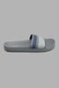 Redtag-Grey-Stripe-Embossed-Slide-Sliders-Men's-