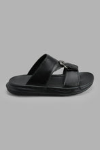 Load image into Gallery viewer, Redtag-Black-Traditional-Slide-Sandal-Sandals-Boys-3 to 5 Years
